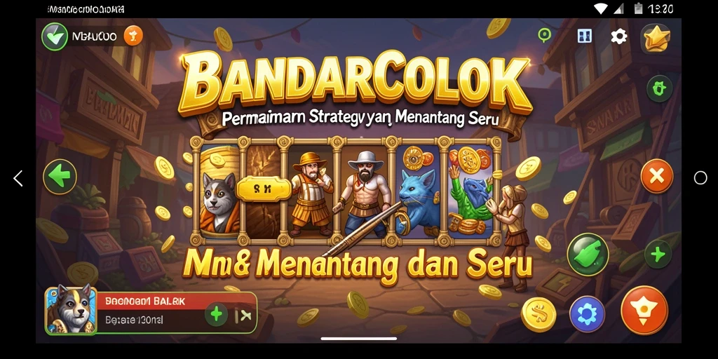 Gameplay seru BANDARCOLOK menampilkan pertempuran strategi yang menegangkan.