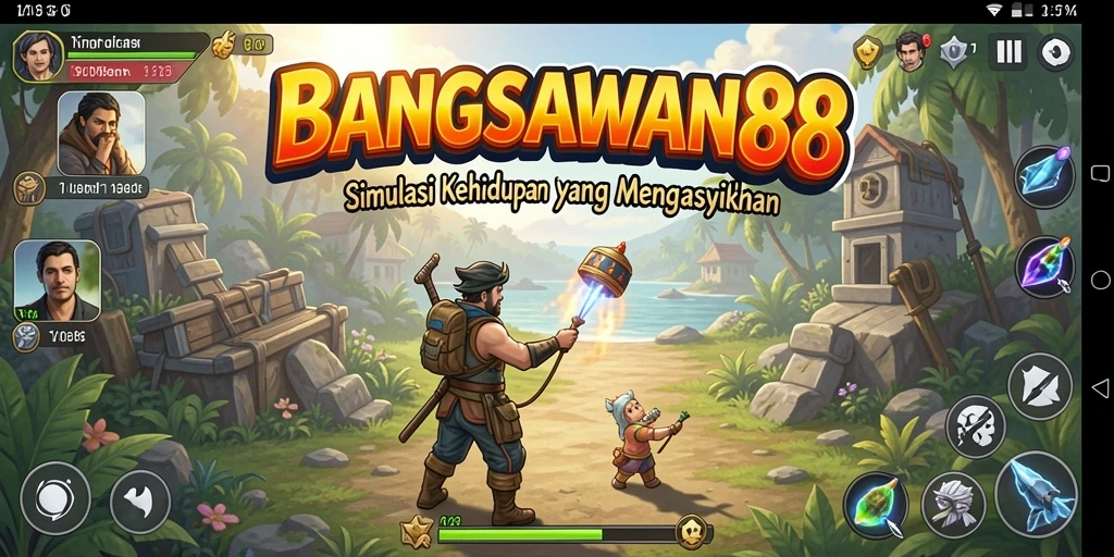Tampilan gameplay menarik dari BANGSAWAN88 dengan dunia simulasinya.