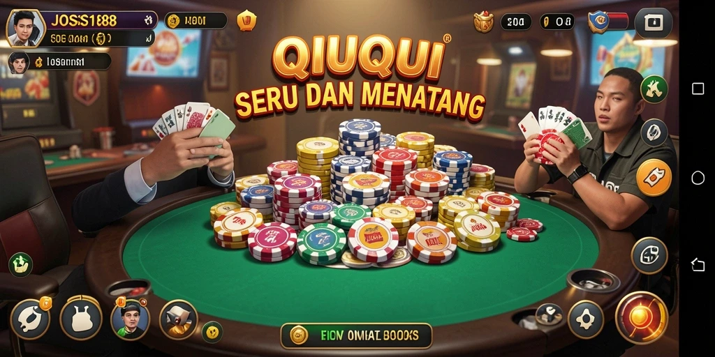 Screenshot gameplay QiuQiu JOSS188 yang seru dan menantang.