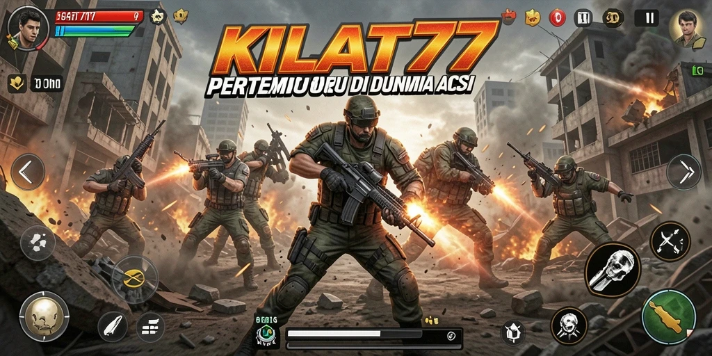 Screenshot KILAT77 menunjukkan aksi pertempuran yang menegangkan.