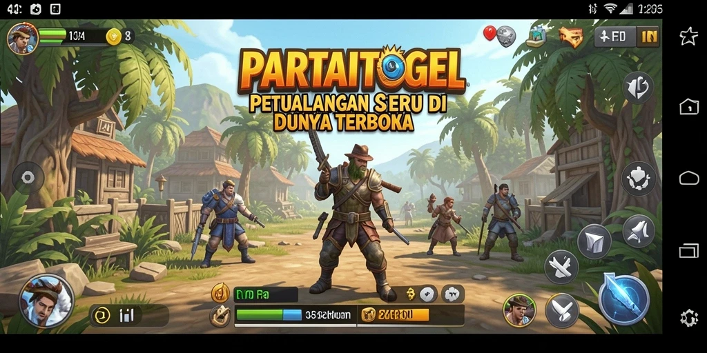 Screenshot gameplay PARTAITOGEL yang mengasyikkan dan penuh petualangan.