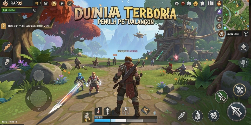 Tangkapan layar menunjukkan gameplay seru di dunia terbuka.