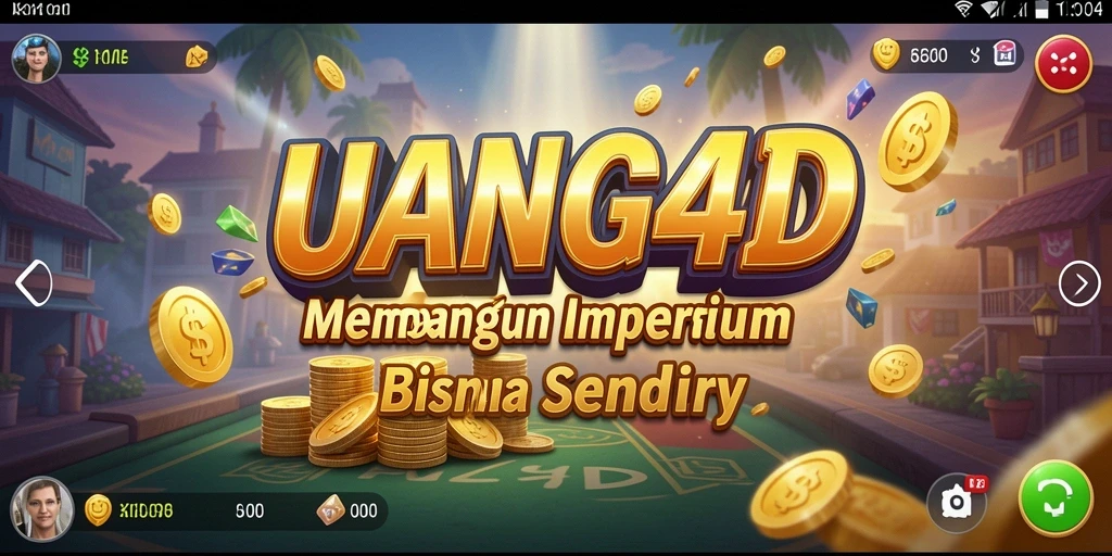 Tampilan gameplay UANG4D yang memukau dengan elemen Tycoon.